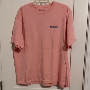 Columbia Men's Light Pink Short-Sleeve Logo Tee